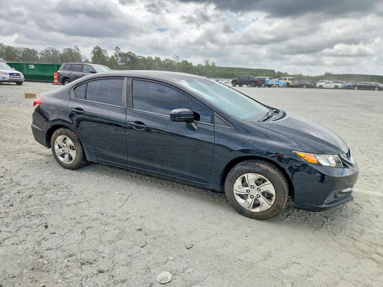 2015 Honda Civic Lx Black vin: 19XFB2F50FE094772