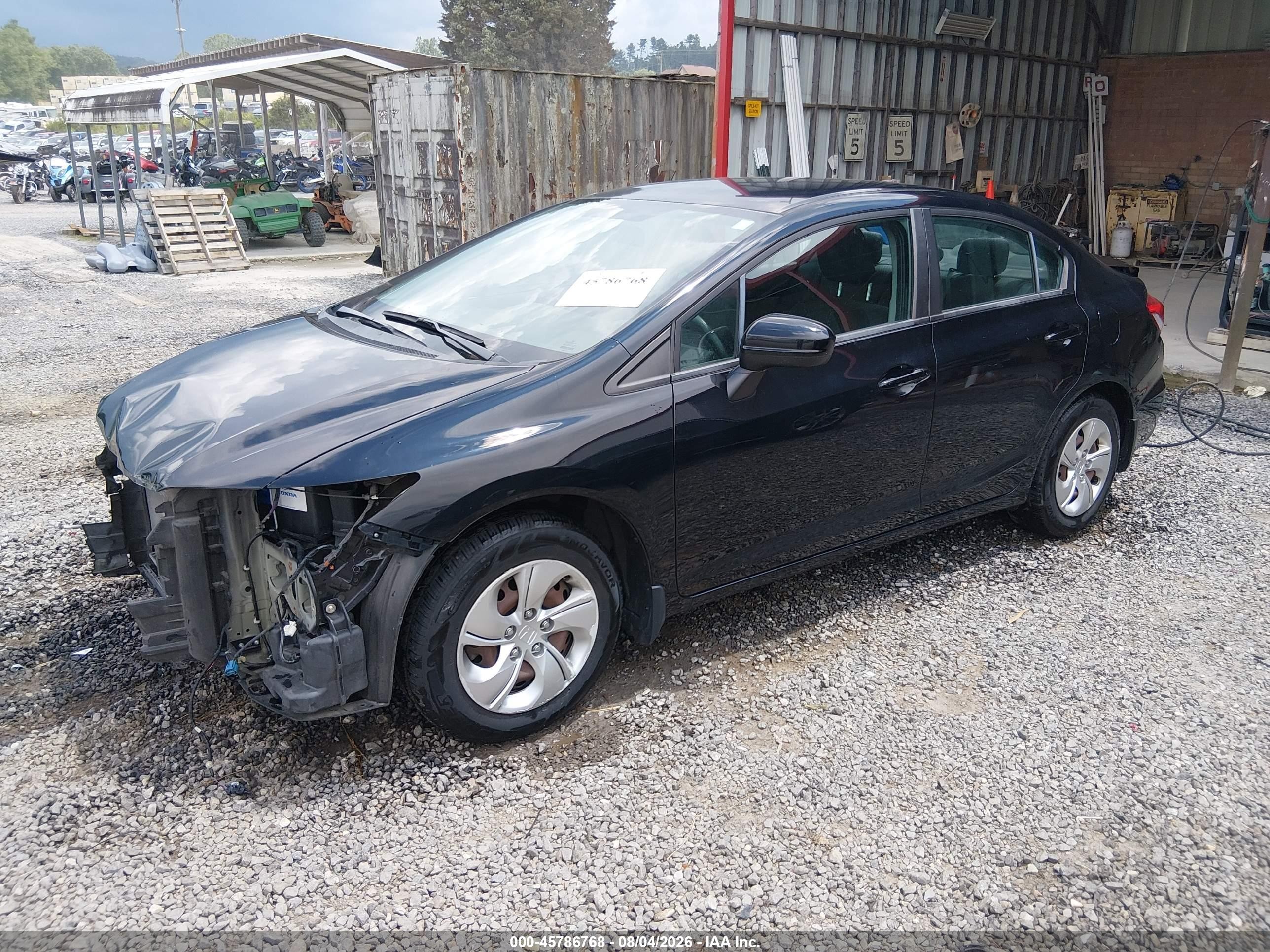 2015 Honda Civic Lx Black vin: 19XFB2F50FE118147