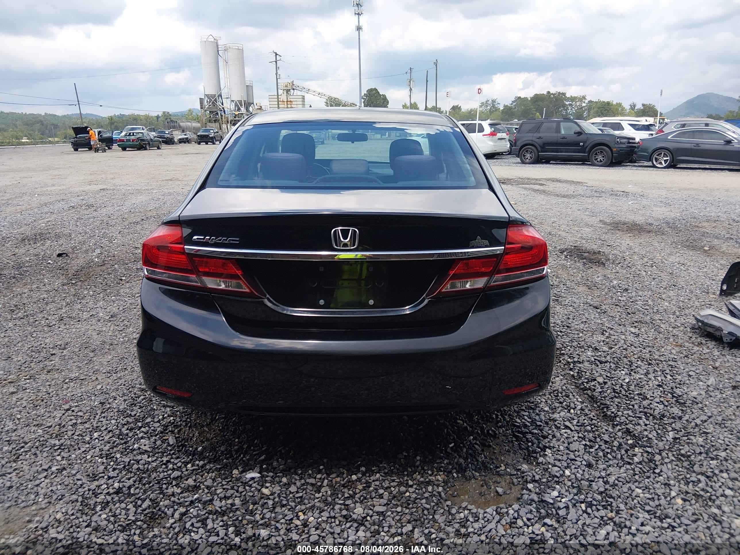 2015 Honda Civic Lx Black vin: 19XFB2F50FE118147