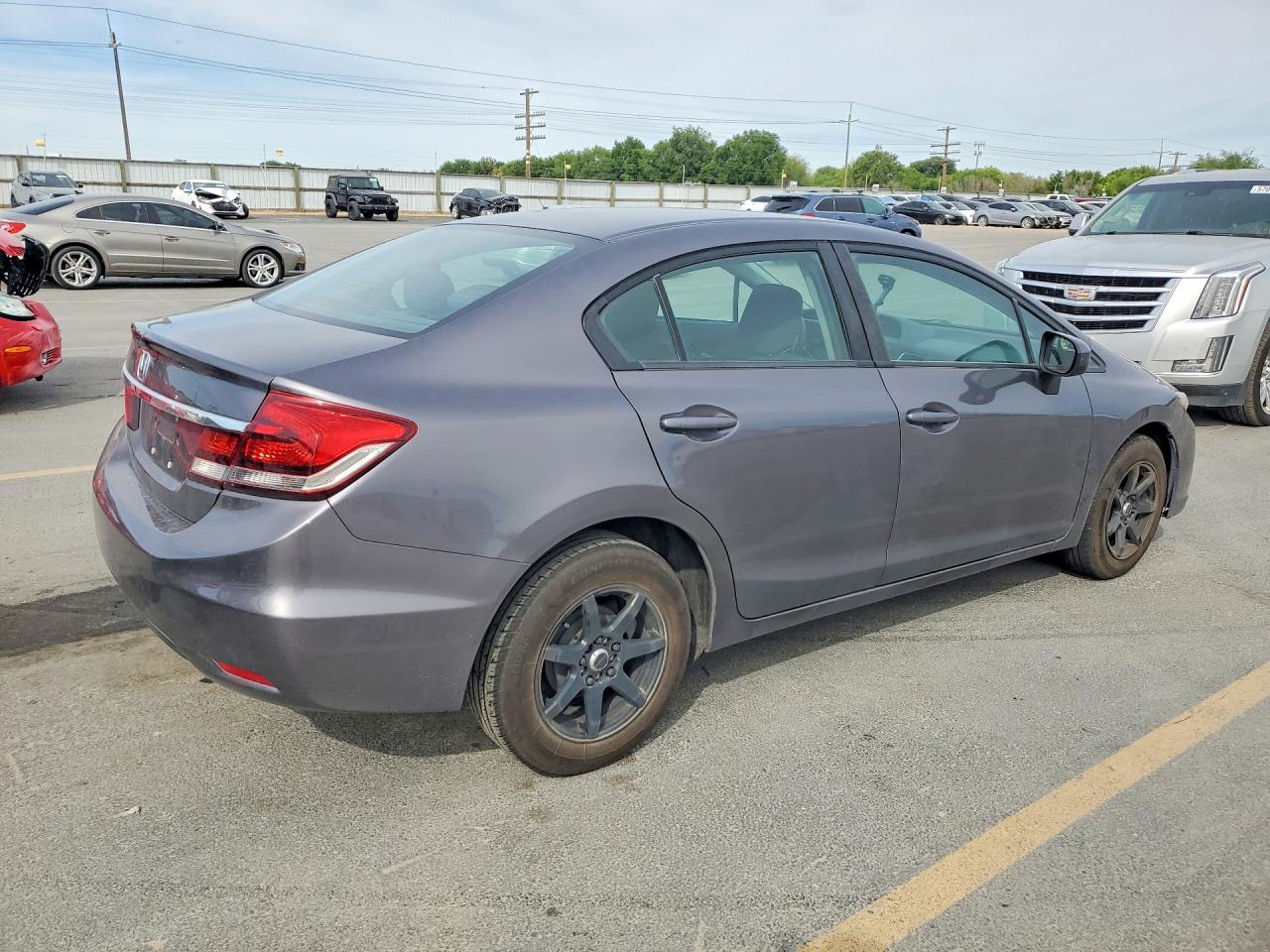 2015 Honda Civic Lx Charcoal vin: 19XFB2F50FE118374