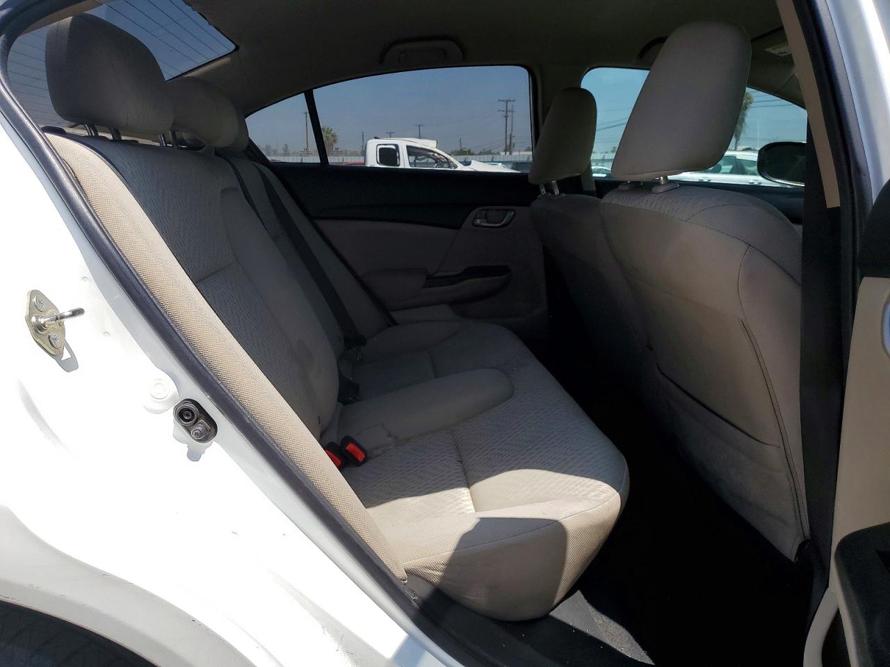 2015 Honda Civic Lx White vin: 19XFB2F50FE212867