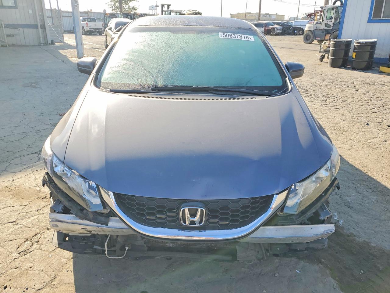 2015 Honda Civic Lx Gray vin: 19XFB2F50FE217485