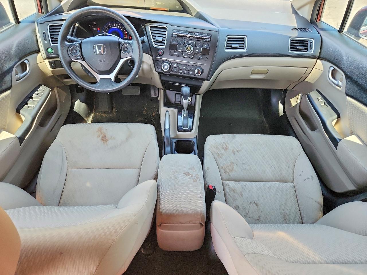 2015 Honda Civic Lx Burgundy vin: 19XFB2F50FE219530