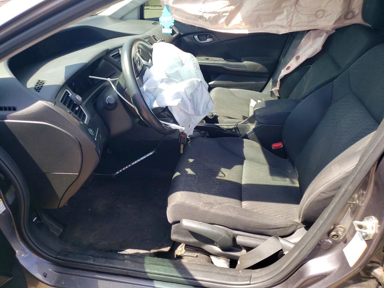 2015 Honda Civic Lx Charcoal vin: 19XFB2F50FE237347