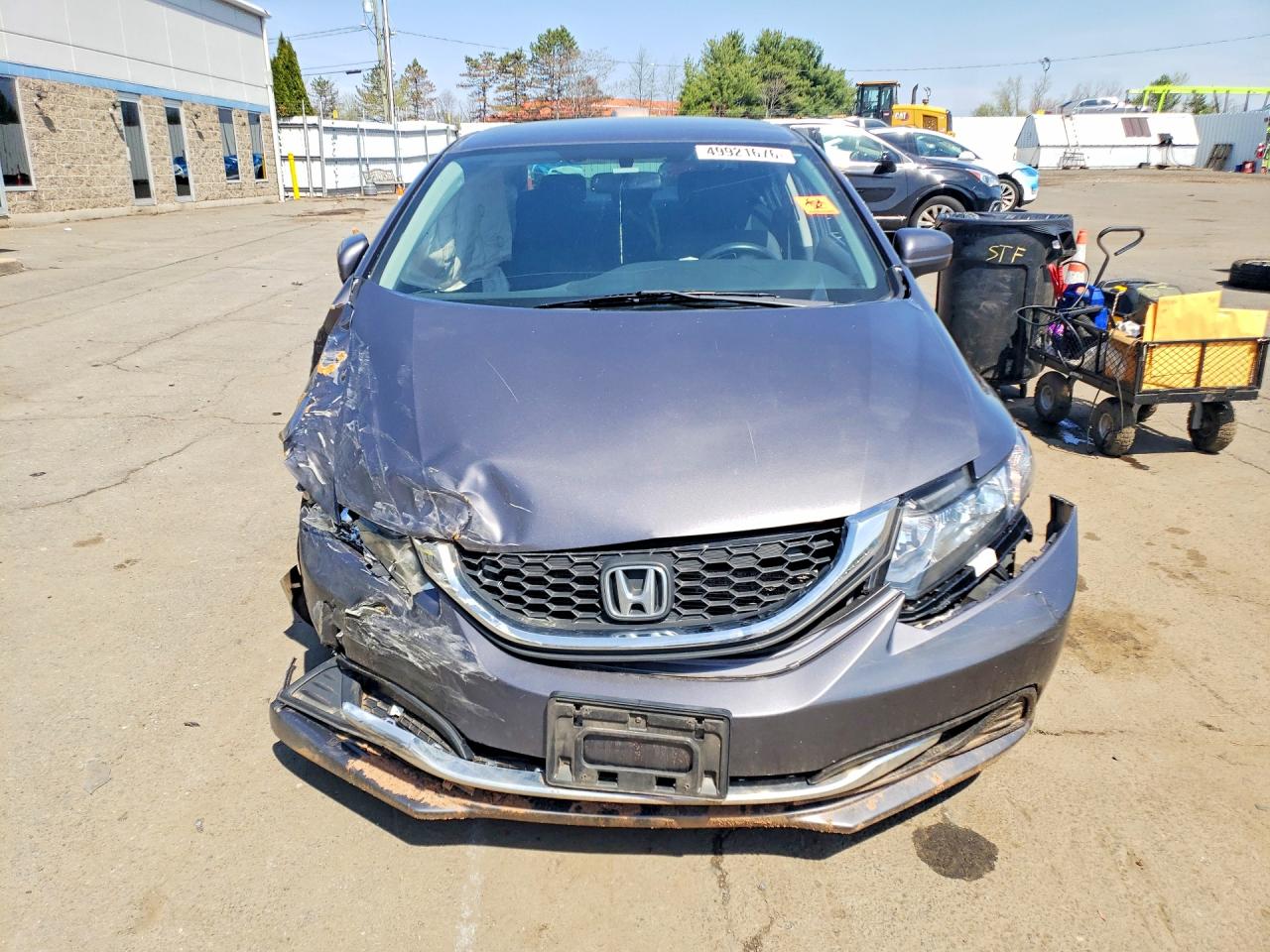 2015 Honda Civic Lx Charcoal vin: 19XFB2F50FE237347