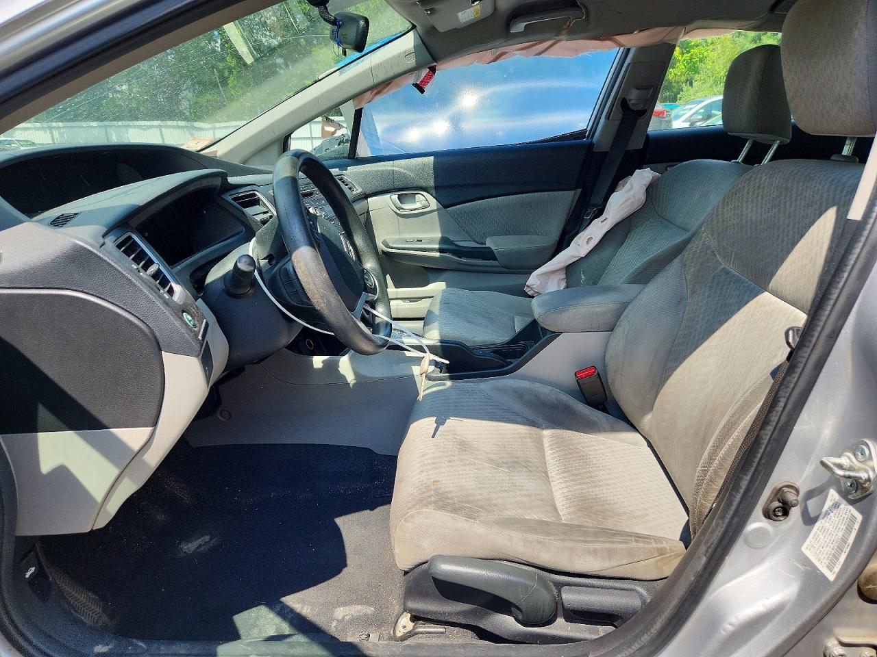2015 Honda Civic Lx Silver vin: 19XFB2F50FE245321