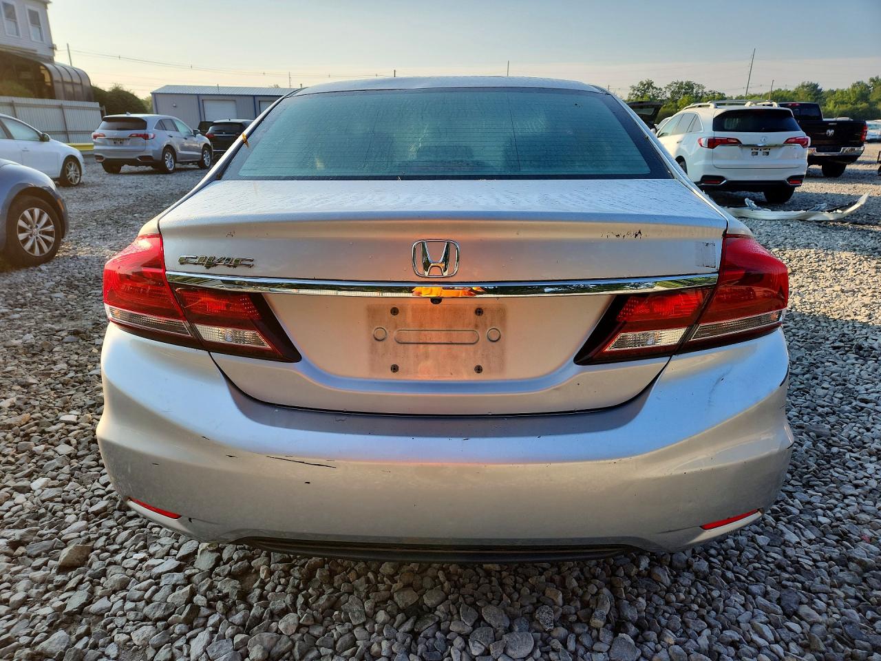 2015 Honda Civic Lx Silver vin: 19XFB2F50FE245321