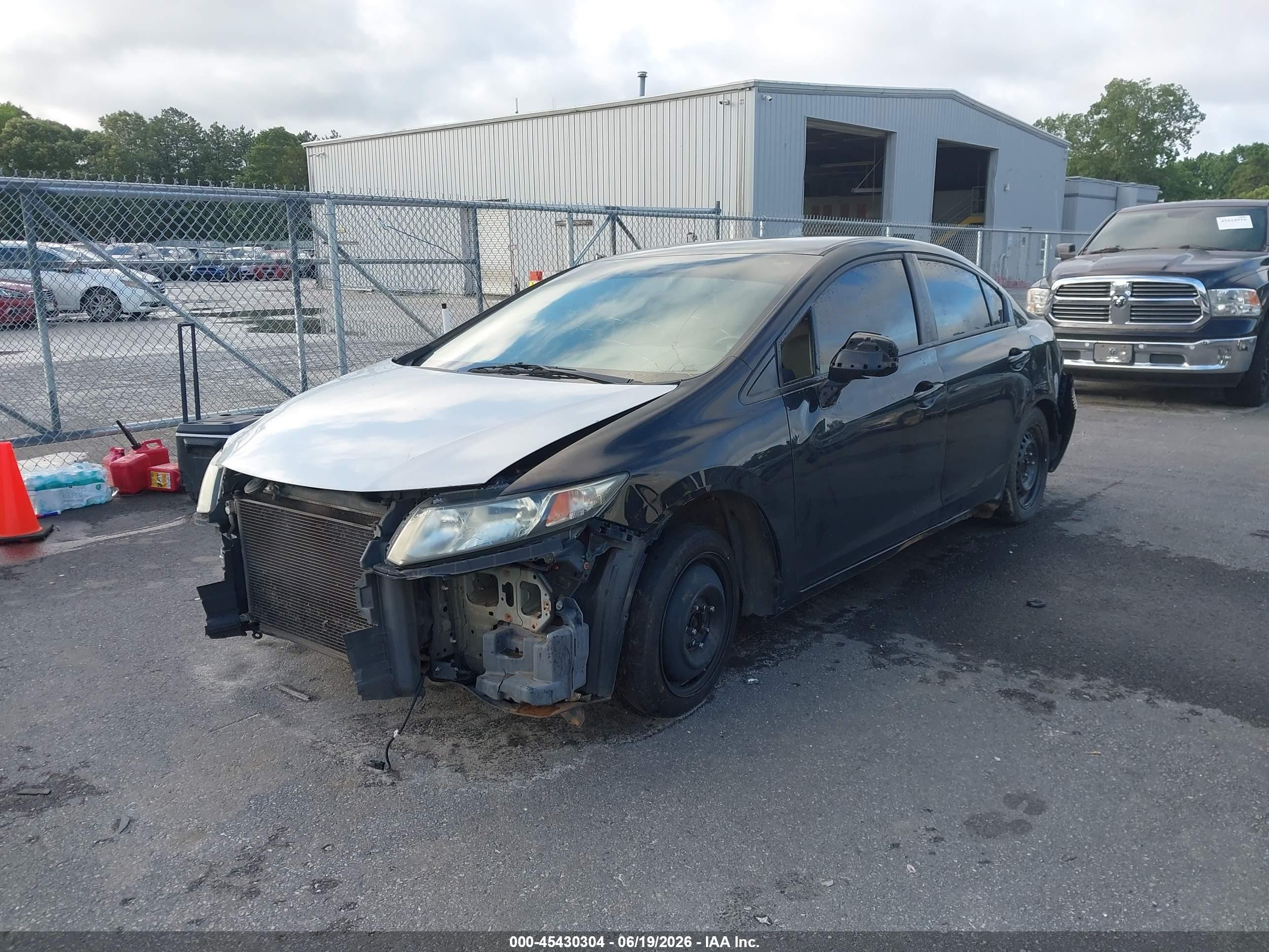 2015 Honda Civic Lx Black vin: 19XFB2F50FE254875
