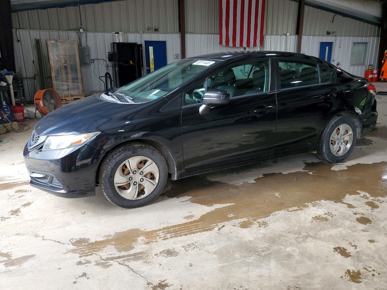 2015 Honda Civic Lx Black vin: 19XFB2F50FE266928
