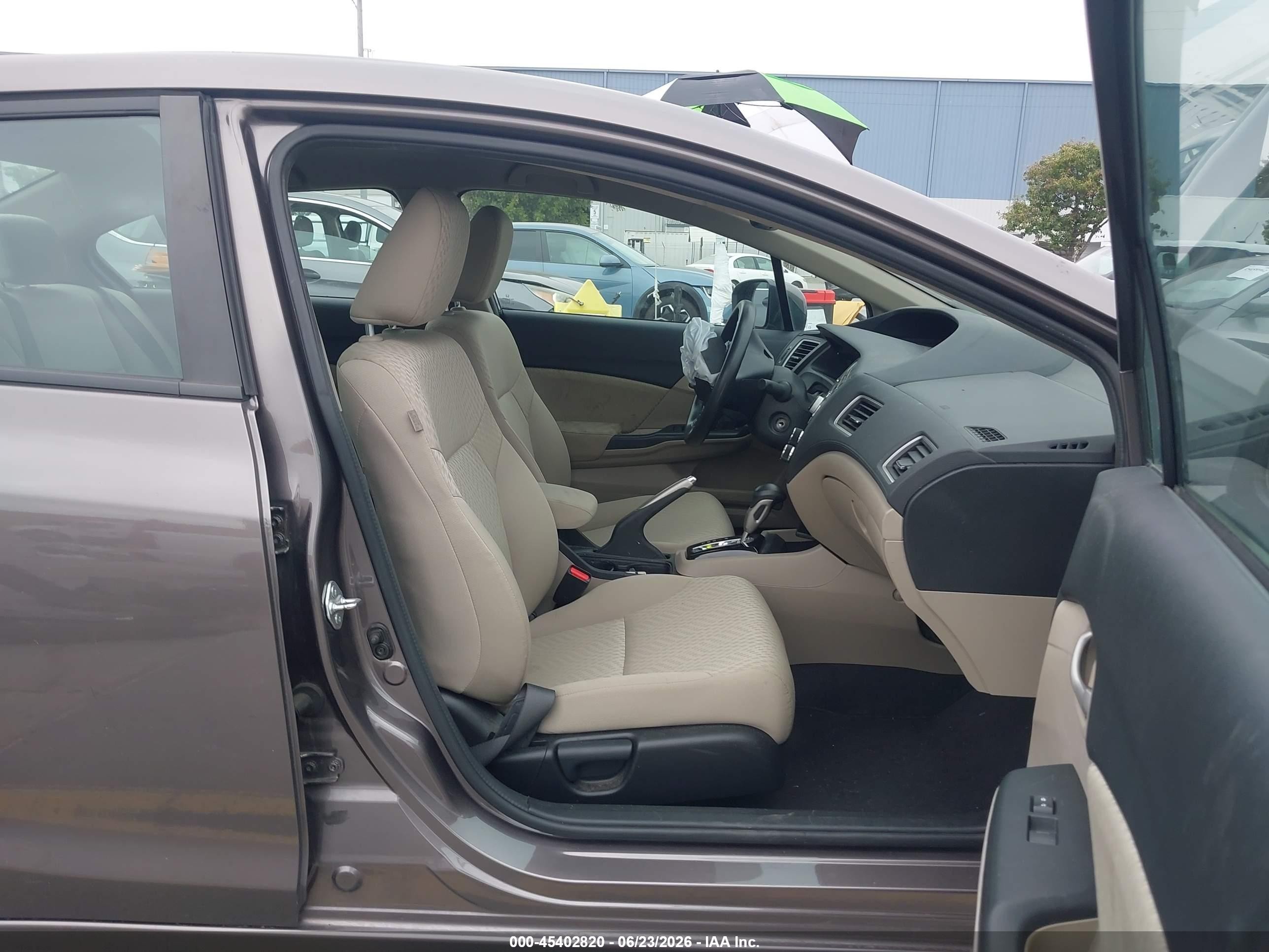 2015 Honda Civic Lx Dark Brown vin: 19XFB2F50FE267321