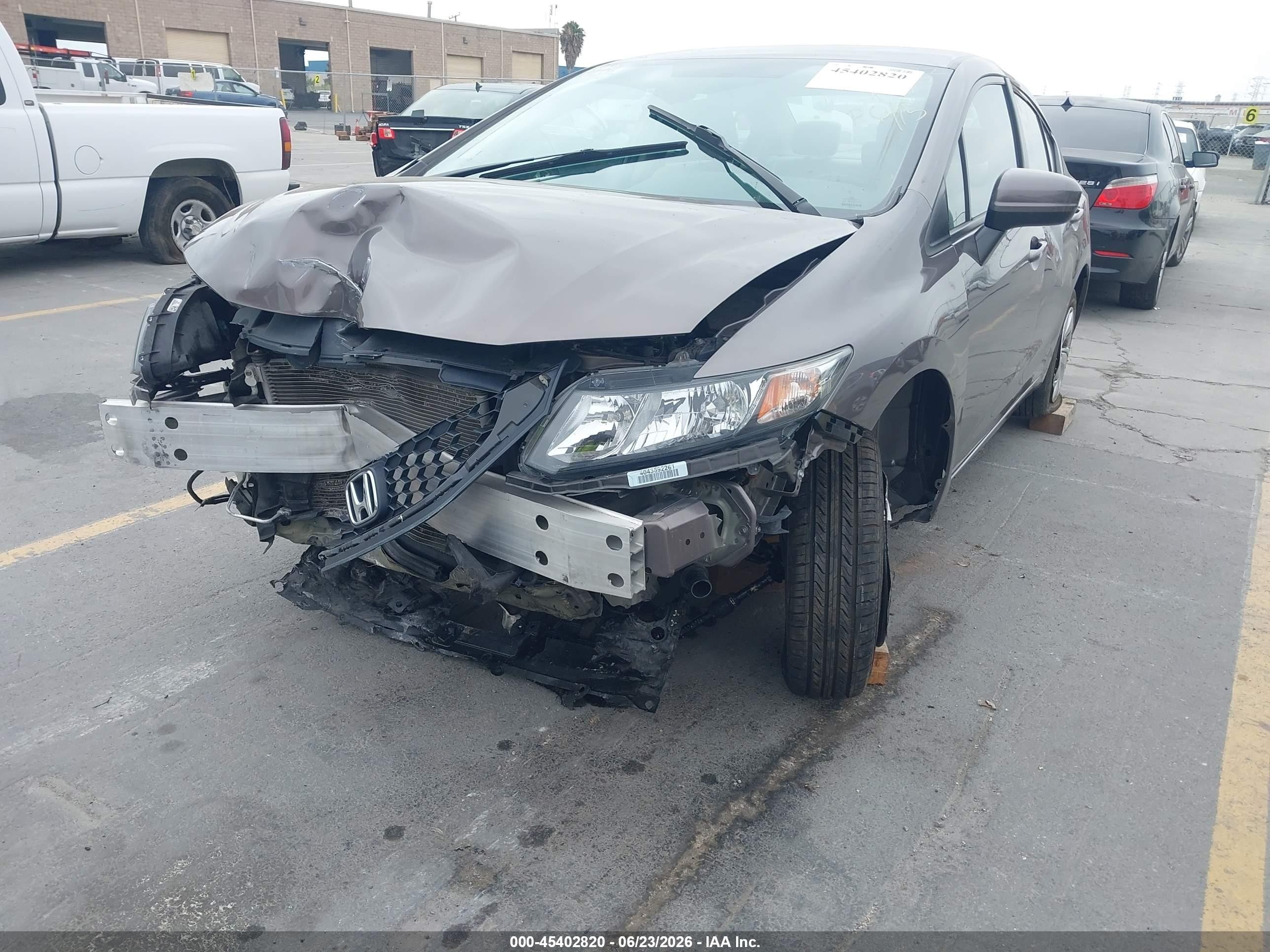 2015 Honda Civic Lx Dark Brown vin: 19XFB2F50FE267321