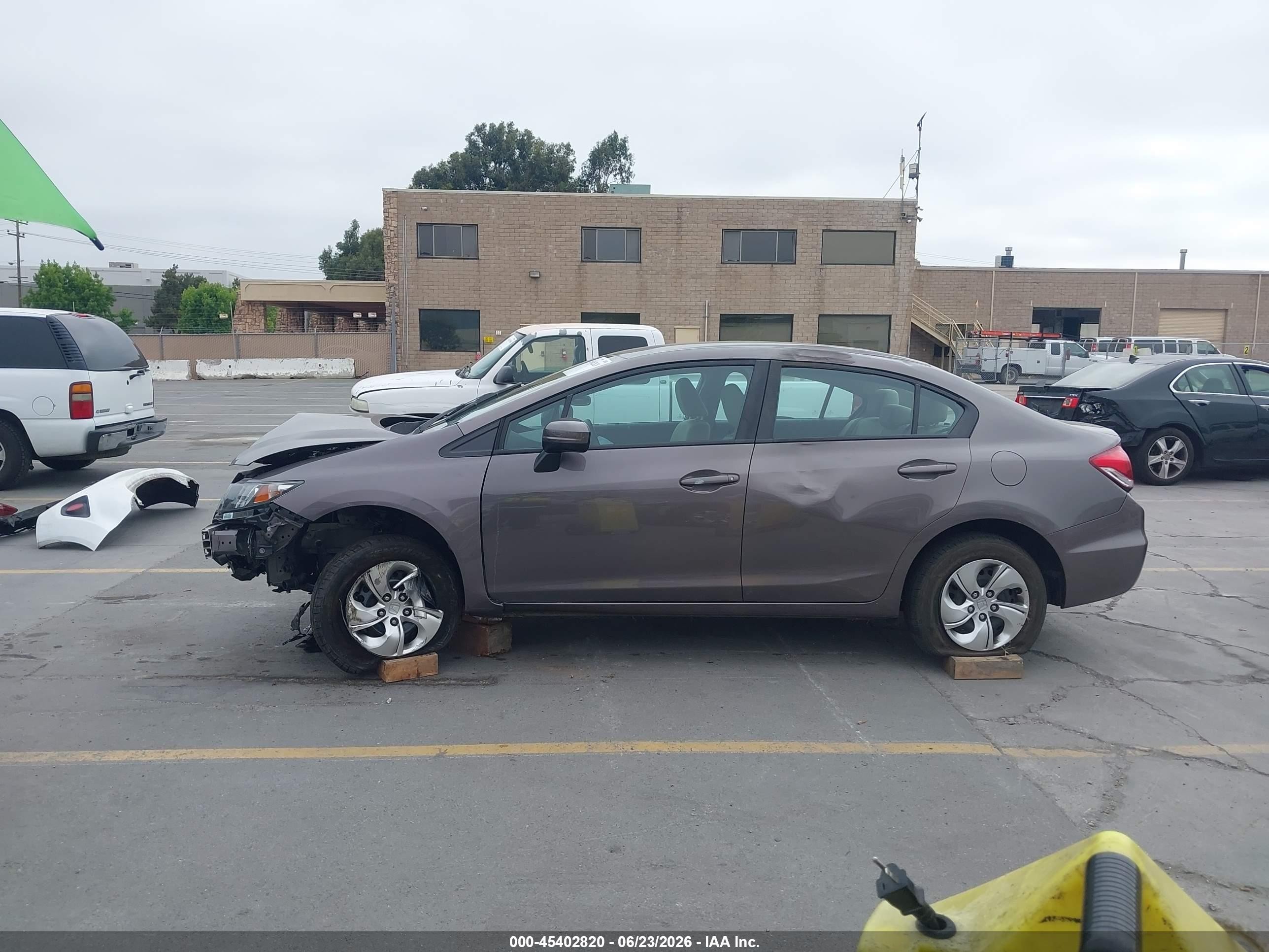 2015 Honda Civic Lx Dark Brown vin: 19XFB2F50FE267321