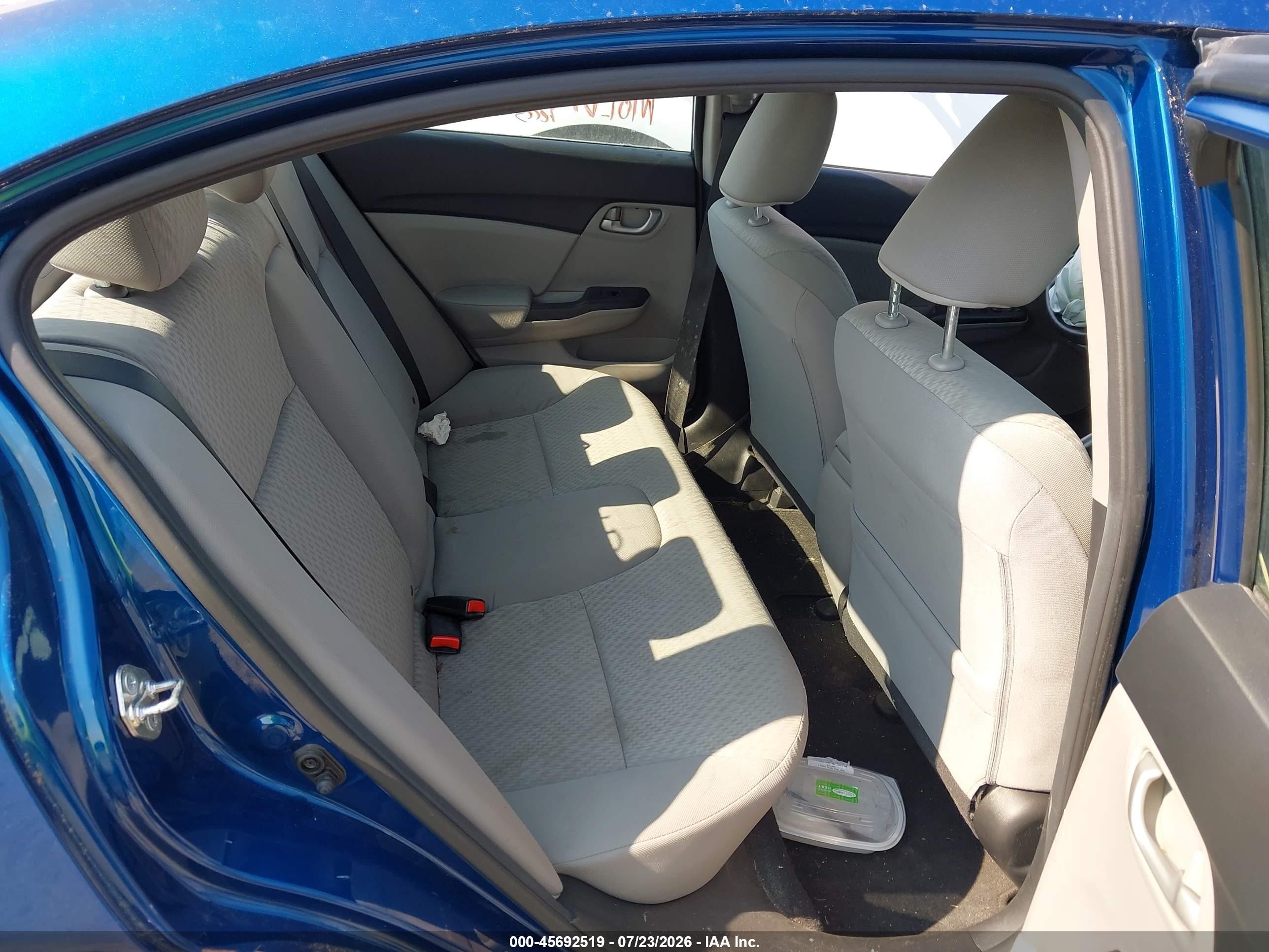 2015 Honda Civic Lx Синий vin: 19XFB2F50FE268517