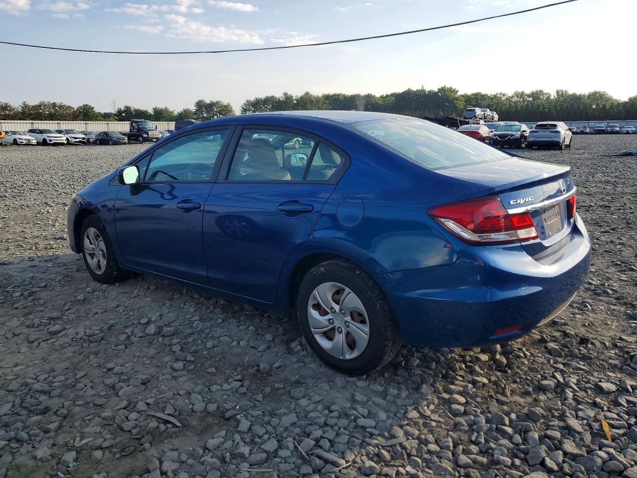 2015 Honda Civic Lx Blue vin: 19XFB2F50FE270347