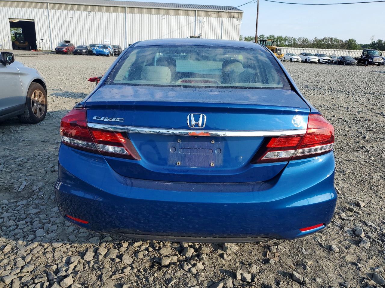 2015 Honda Civic Lx Blue vin: 19XFB2F50FE270347