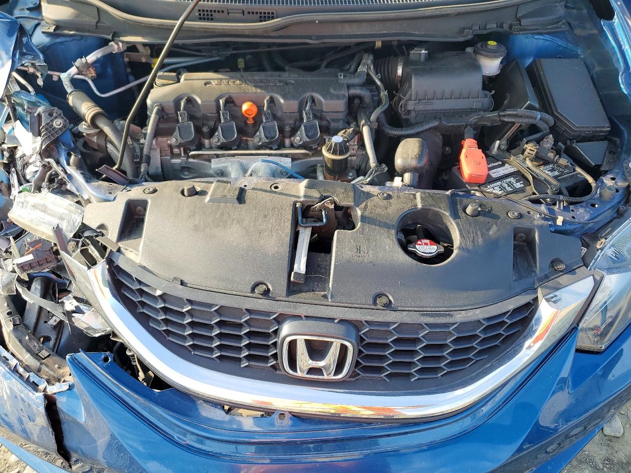 2015 Honda Civic Lx Blue vin: 19XFB2F50FE270347