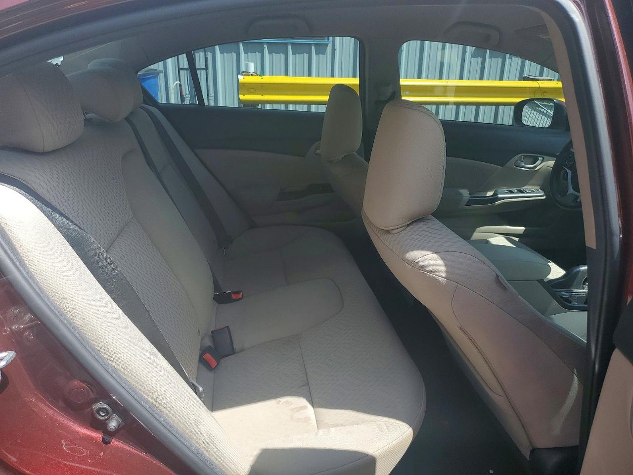 2015 Honda Civic Lx Red vin: 19XFB2F50FE293319
