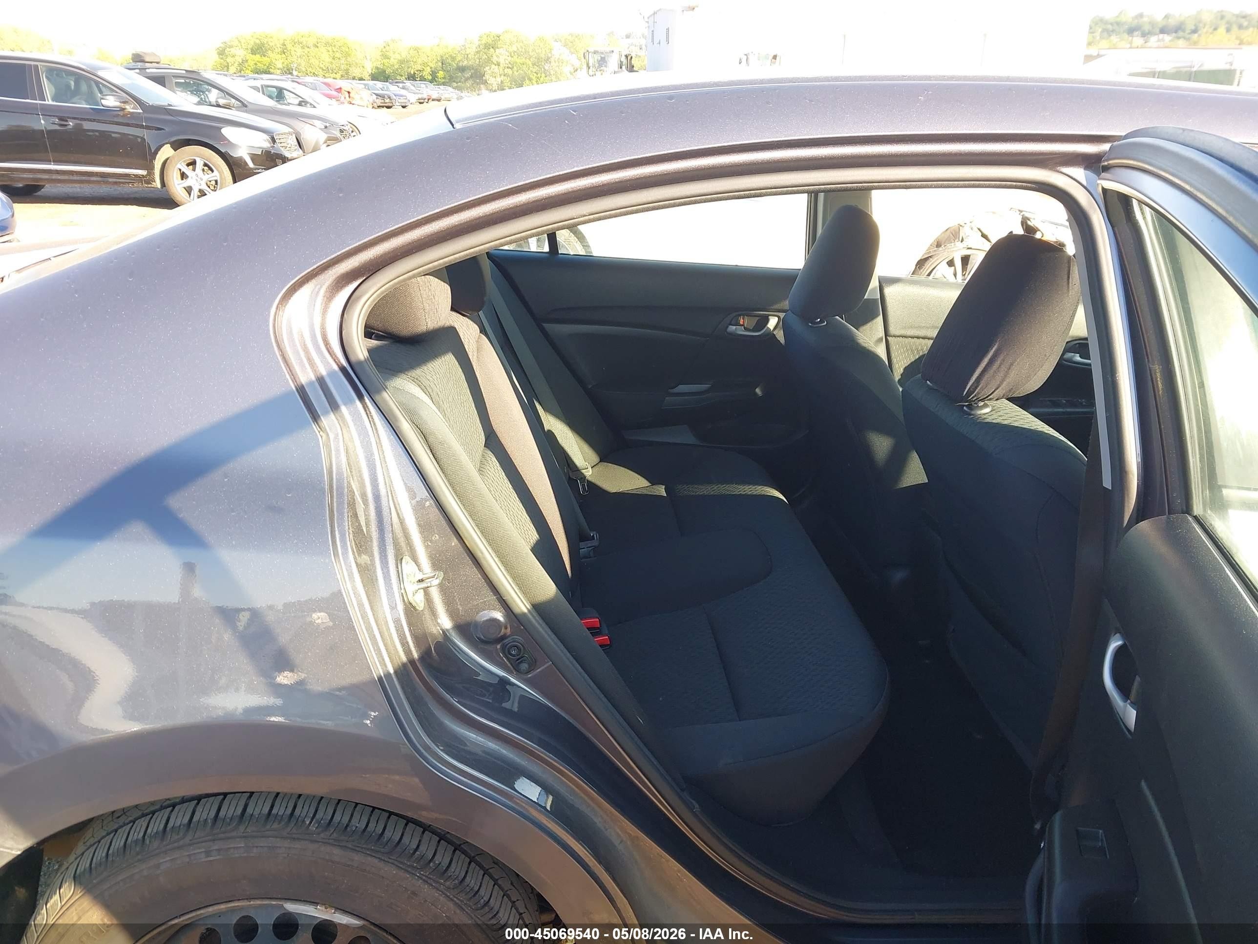 2015 Honda Civic Lx Gray vin: 19XFB2F50FE296172