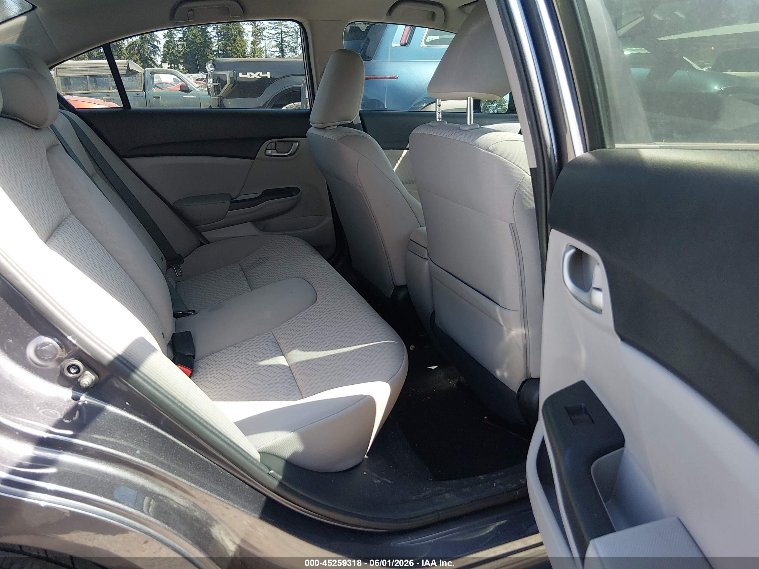 2015 Honda Civic Lx Gray vin: 19XFB2F50FE298133