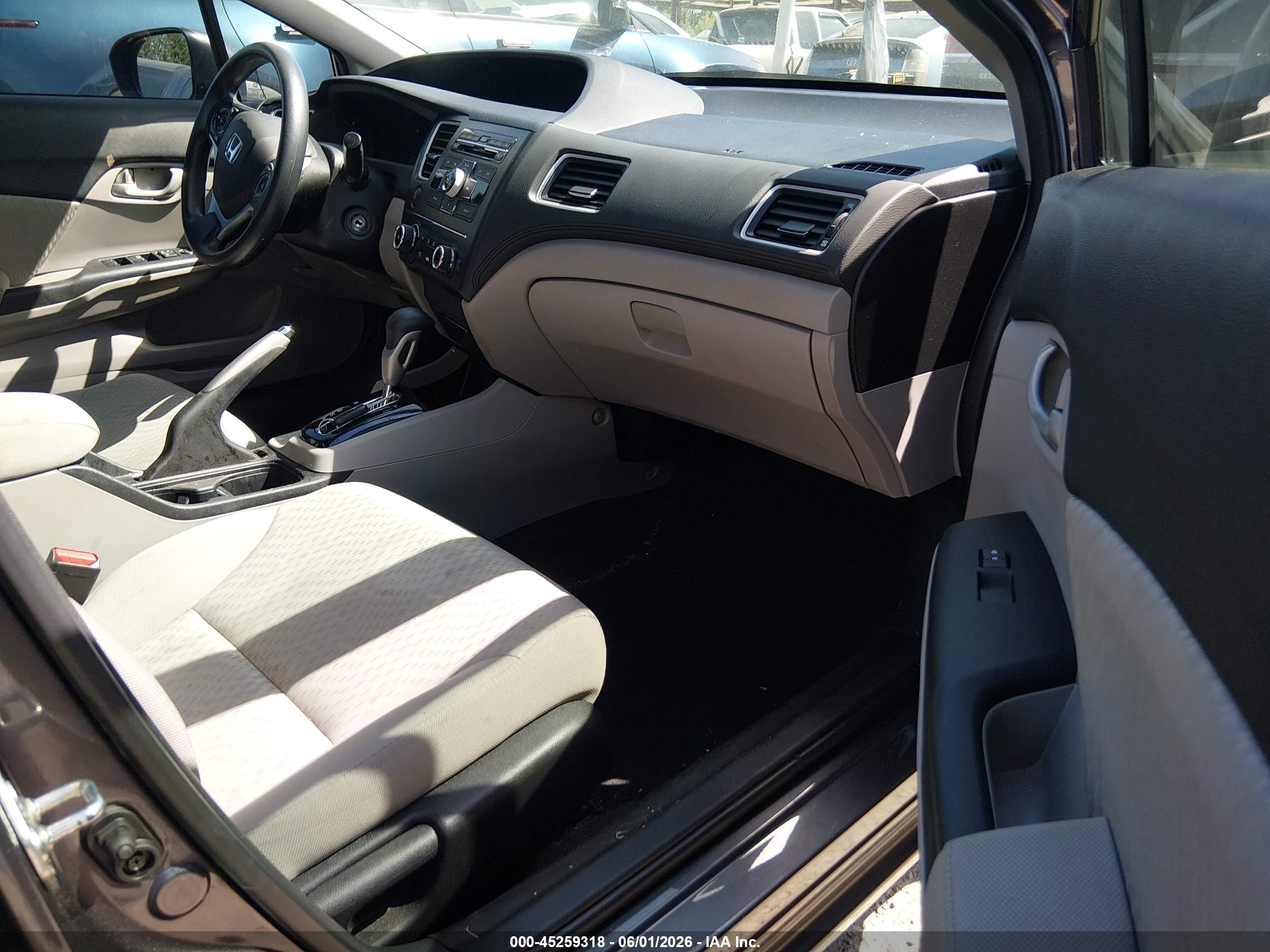 2015 Honda Civic Lx Gray vin: 19XFB2F50FE298133