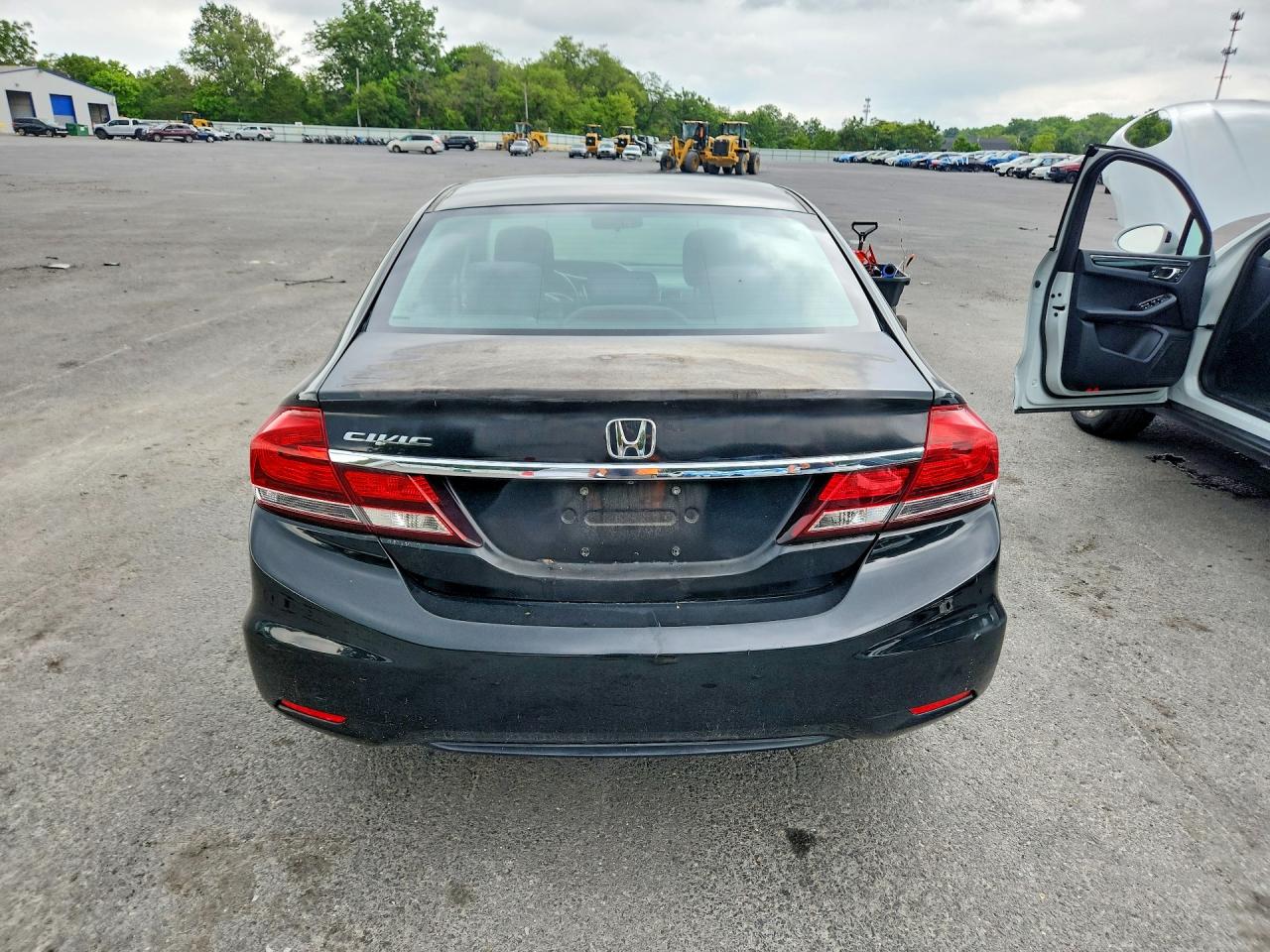 2015 Honda Civic Lx Black vin: 19XFB2F50FE701138