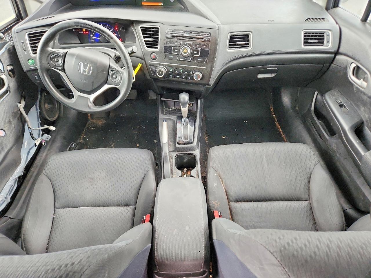 2015 Honda Civic Lx Black vin: 19XFB2F50FE701138