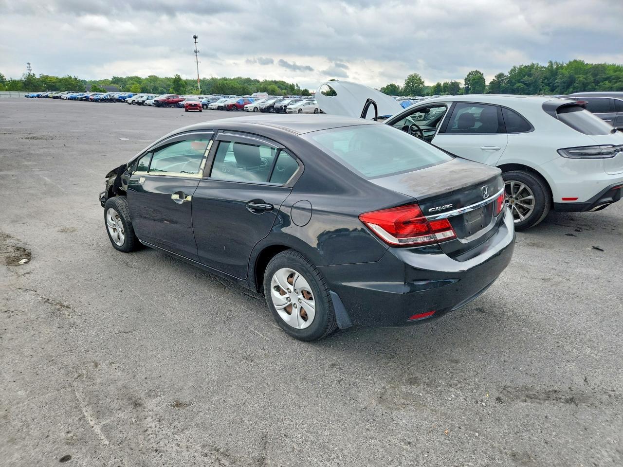 2015 Honda Civic Lx Black vin: 19XFB2F50FE701138