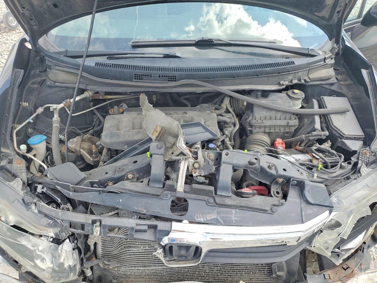2012 Honda Civic Lx Черный vin: 19XFB2F51CE002015
