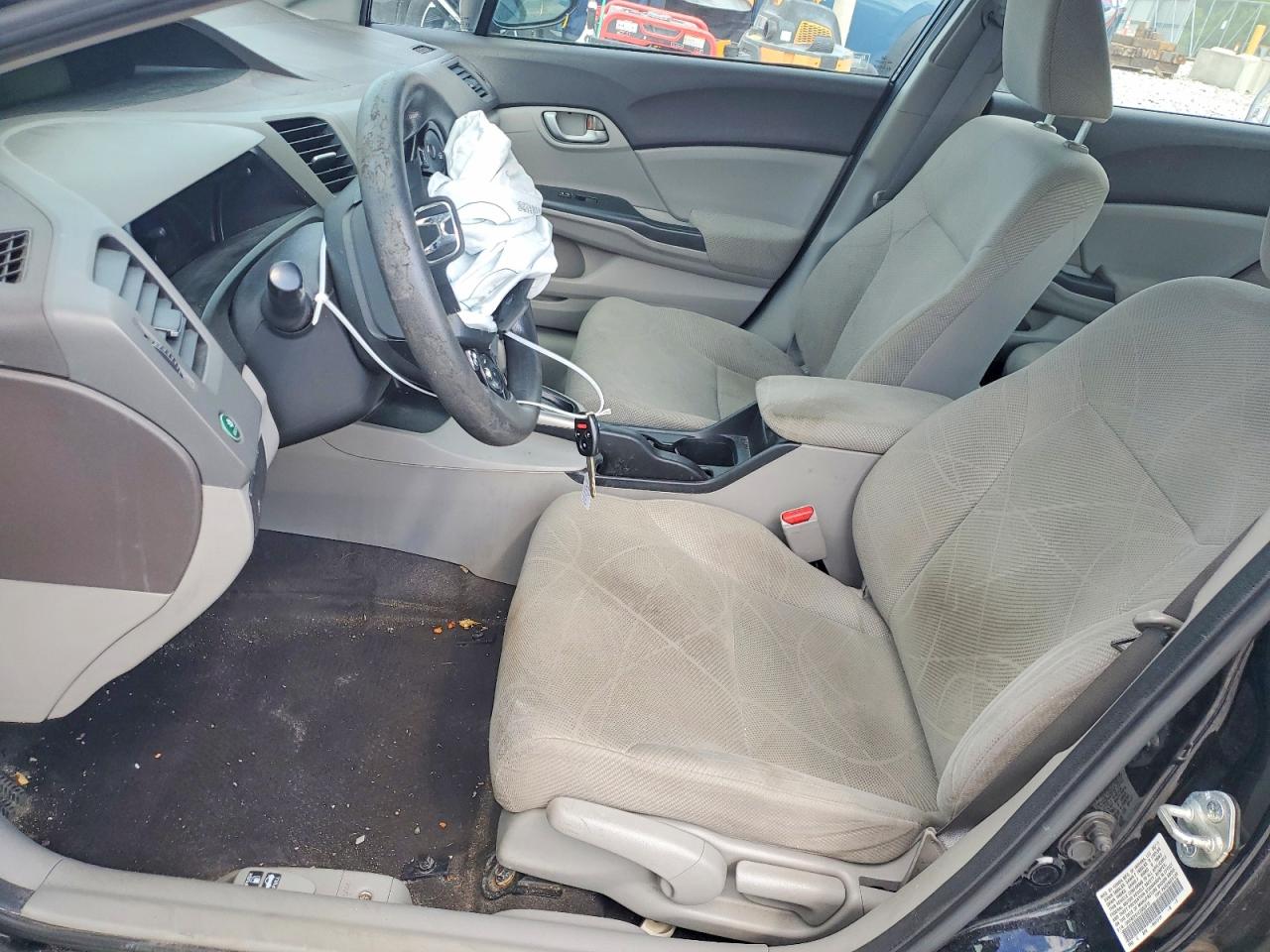 2012 Honda Civic Lx Черный vin: 19XFB2F51CE002015