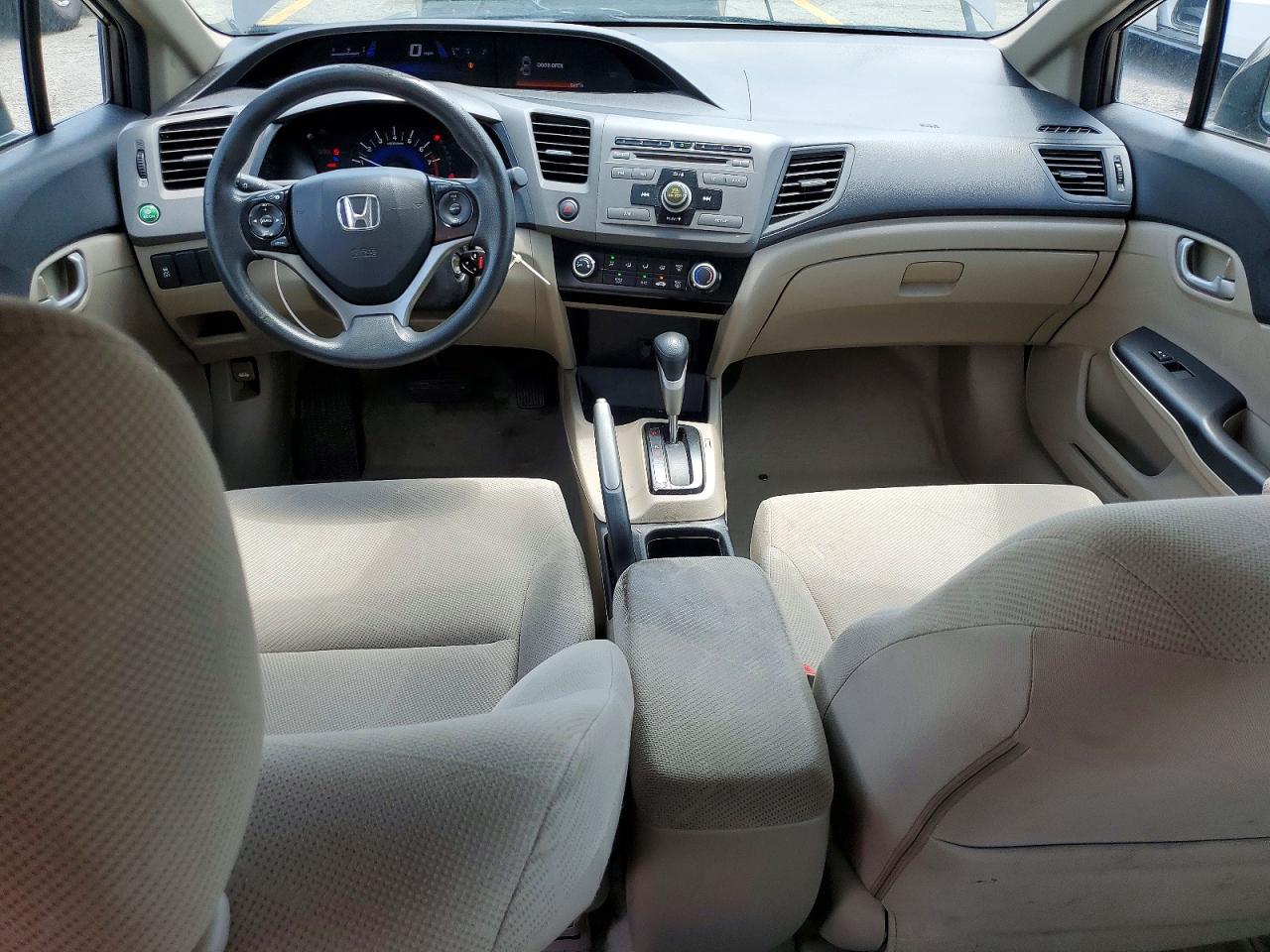 2012 Honda Civic Lx Gray vin: 19XFB2F51CE015167