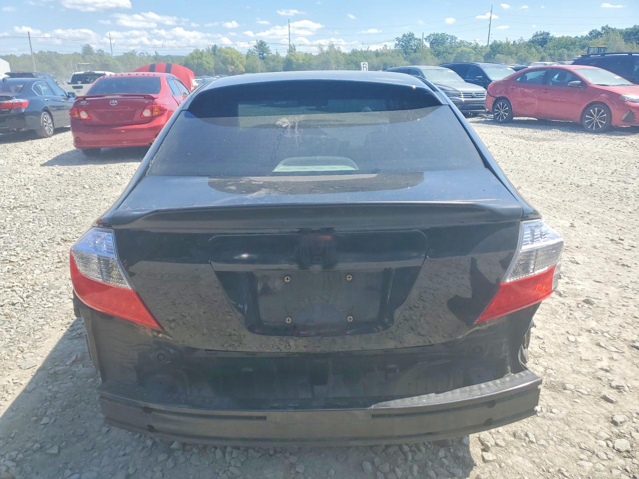 2012 Honda Civic Lx Black vin: 19XFB2F51CE016710