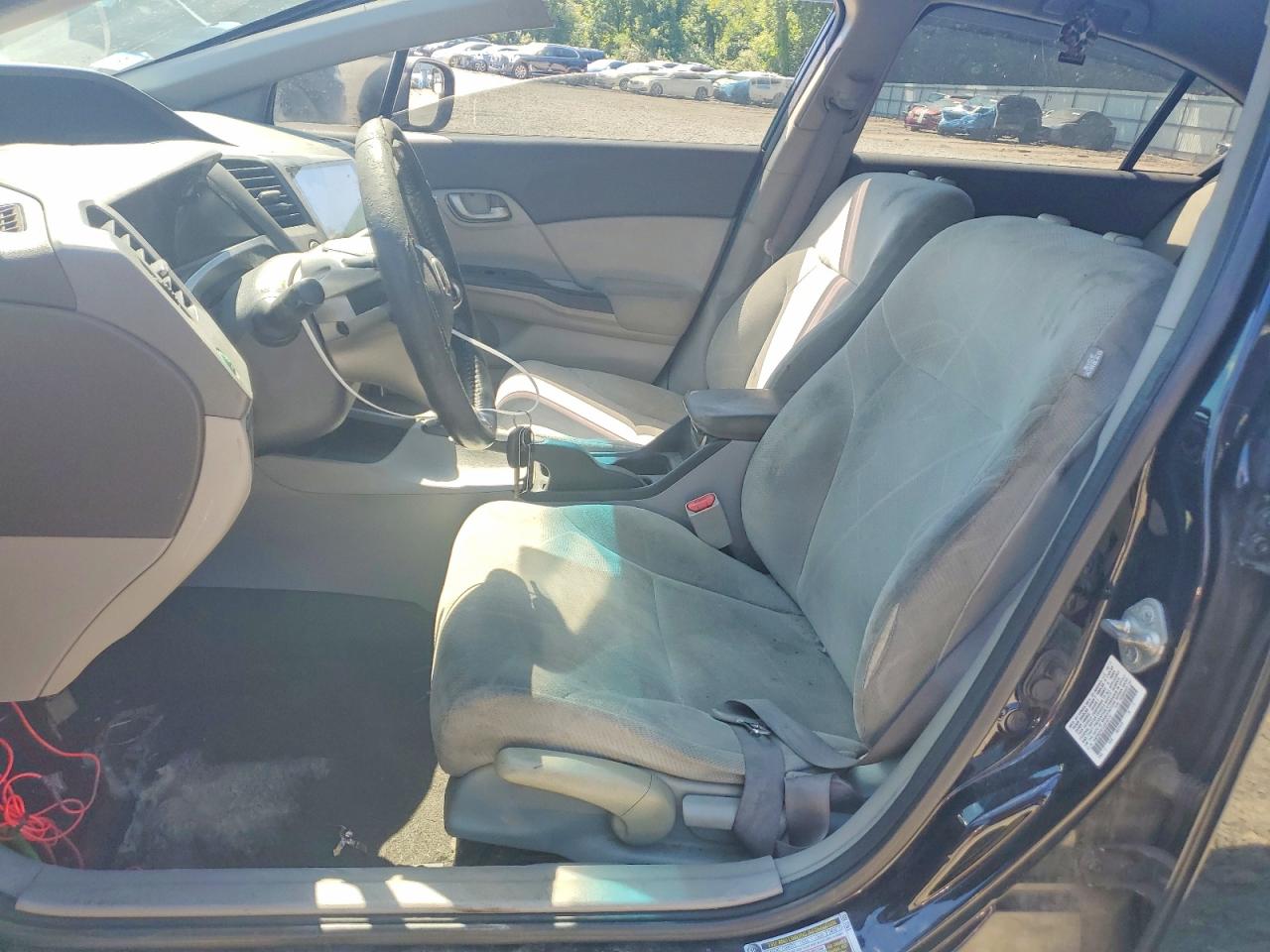 2012 Honda Civic Lx Black vin: 19XFB2F51CE016710