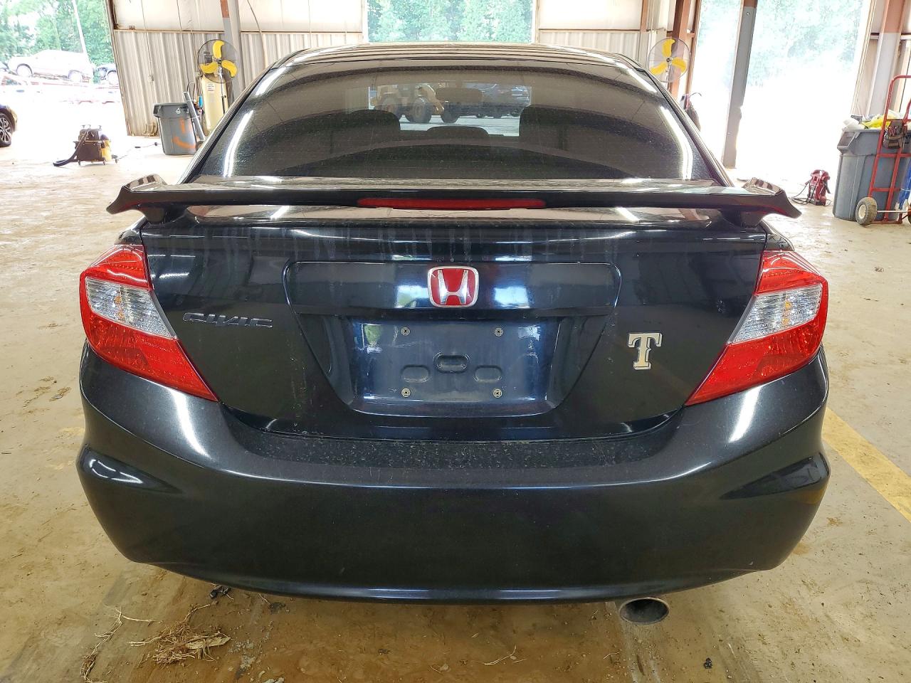 2012 Honda Civic Lx Black vin: 19XFB2F51CE016948