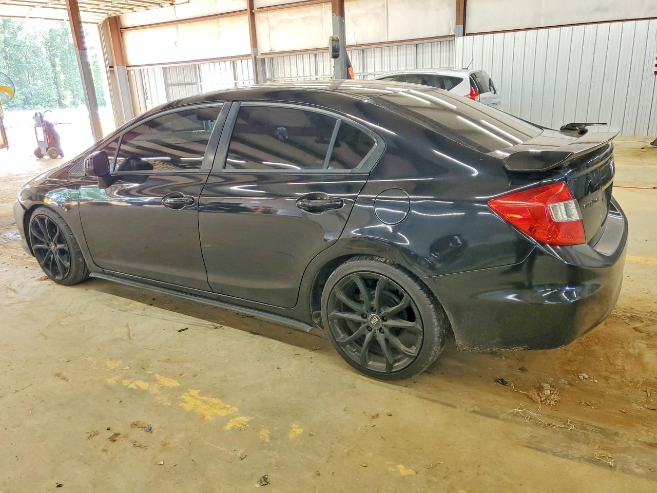 2012 Honda Civic Lx Black vin: 19XFB2F51CE016948