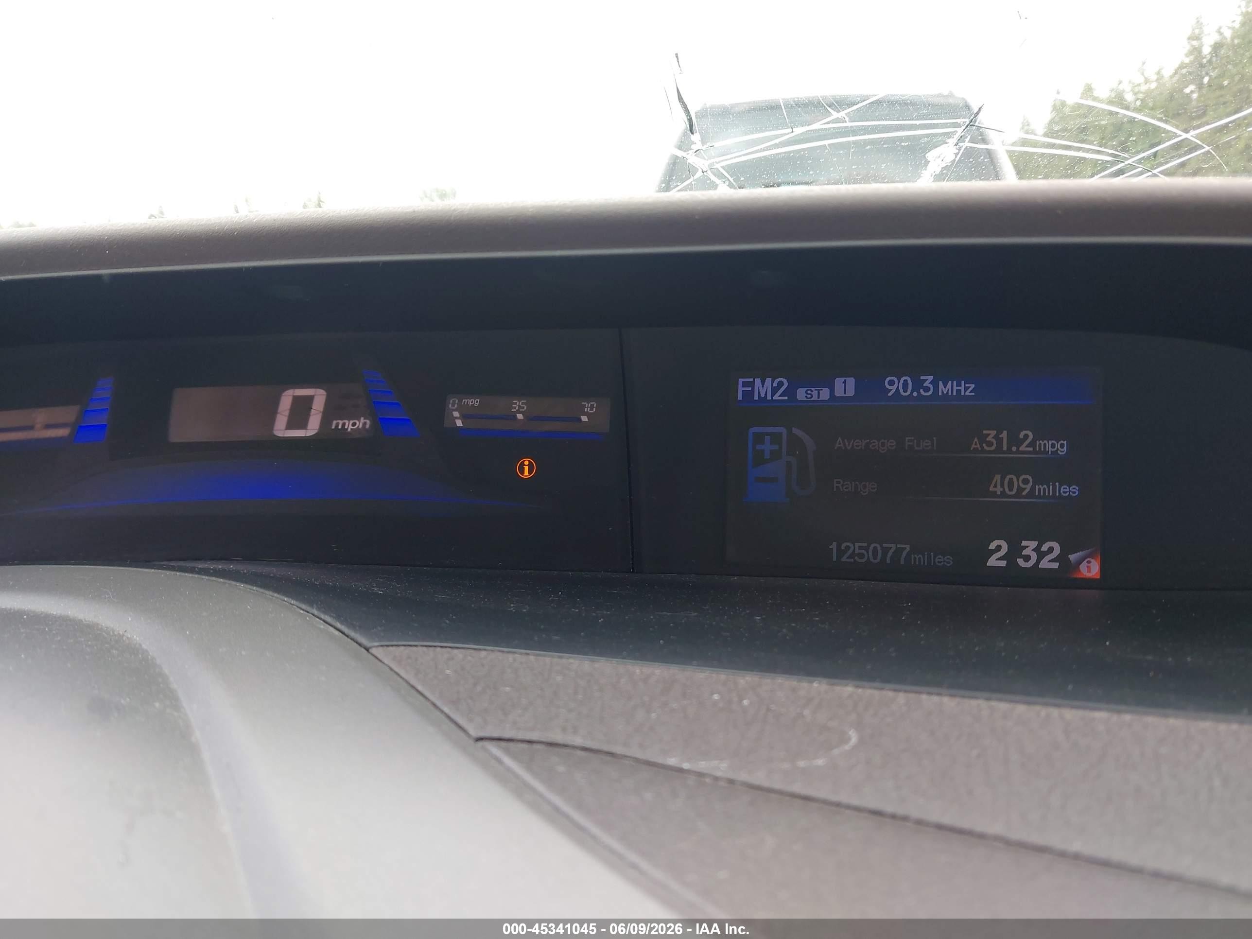 2012 Honda Civic Lx Gray vin: 19XFB2F51CE017419