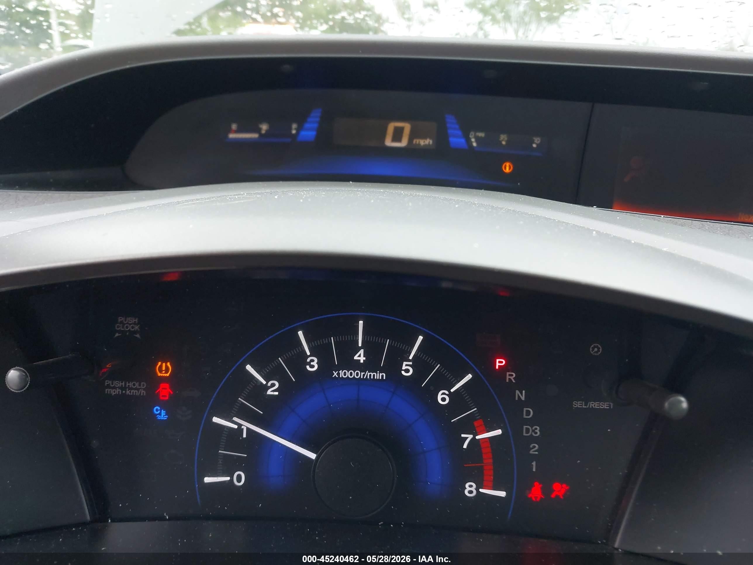 2012 Honda Civic Lx Gray vin: 19XFB2F51CE021714