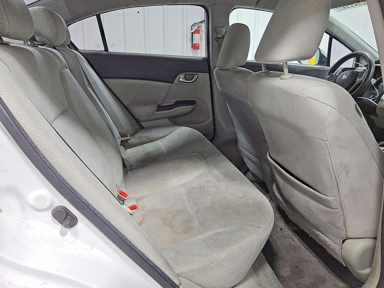 2012 Honda Civic Lx White vin: 19XFB2F51CE023527