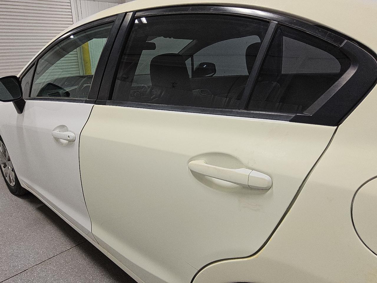 2012 Honda Civic Lx White vin: 19XFB2F51CE023527 Damage: Left Rear Door, Chipped, 3