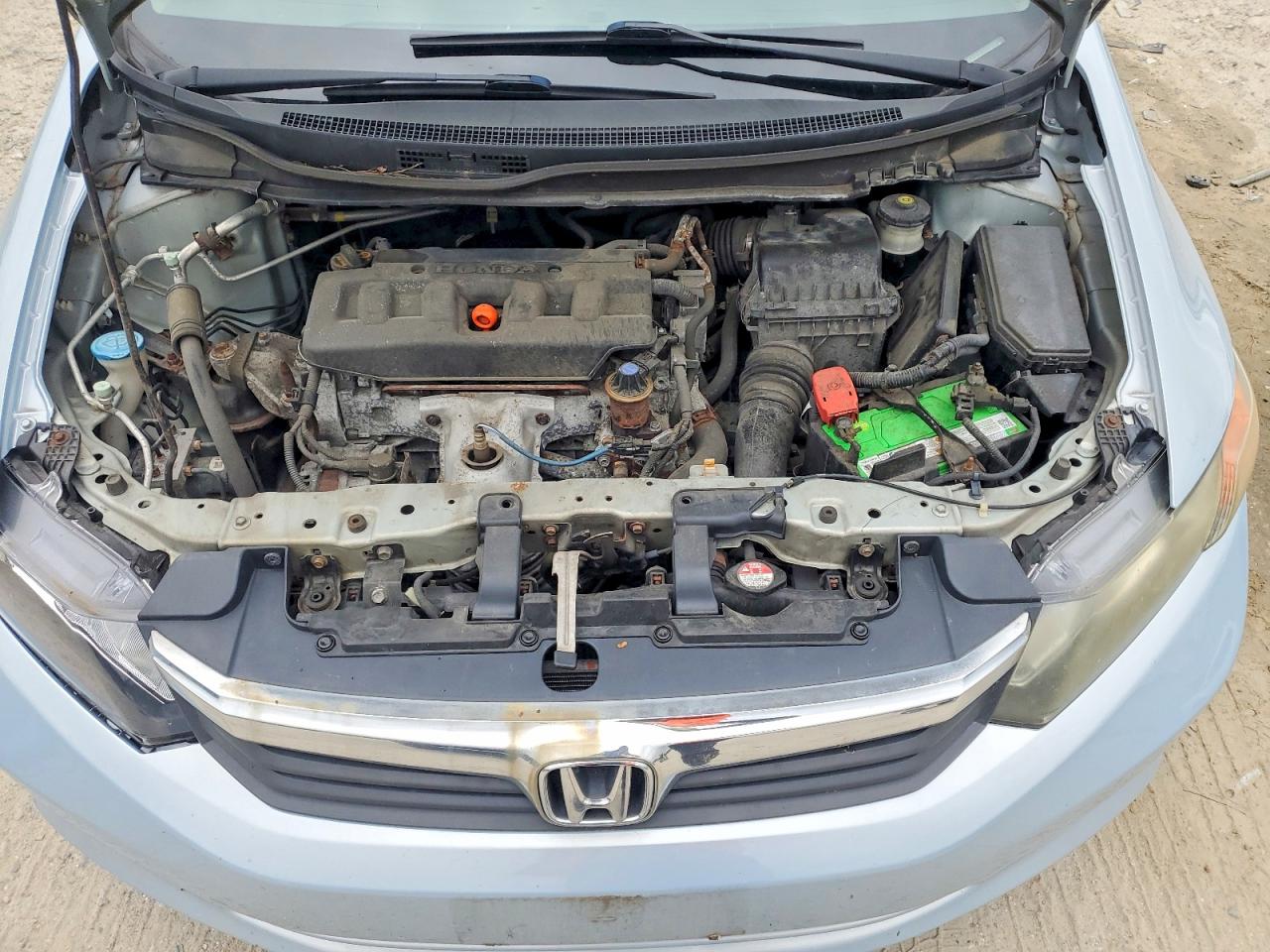 2012 Honda Civic Lx Синий vin: 19XFB2F51CE060318
