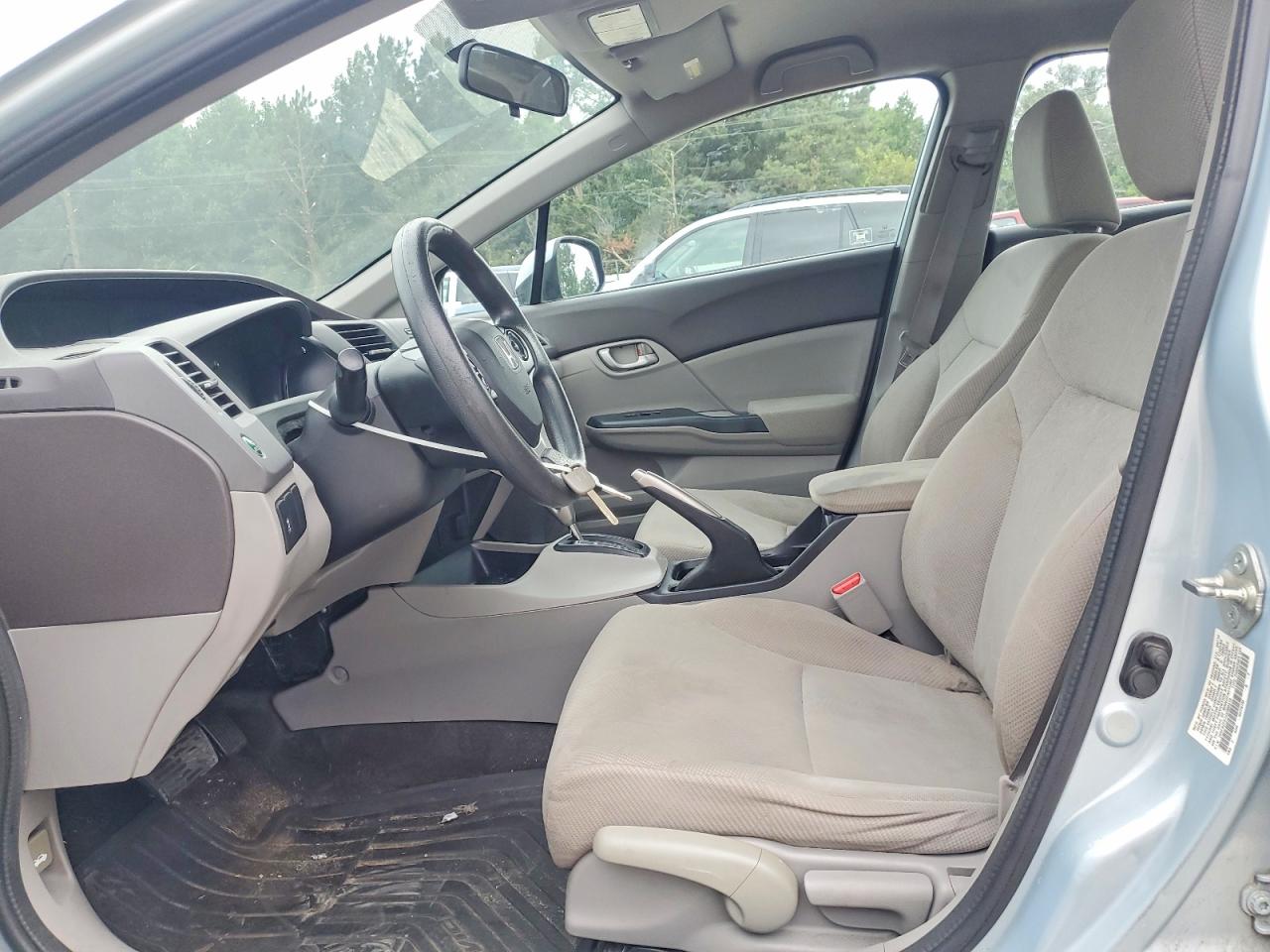 2012 Honda Civic Lx Синий vin: 19XFB2F51CE060318