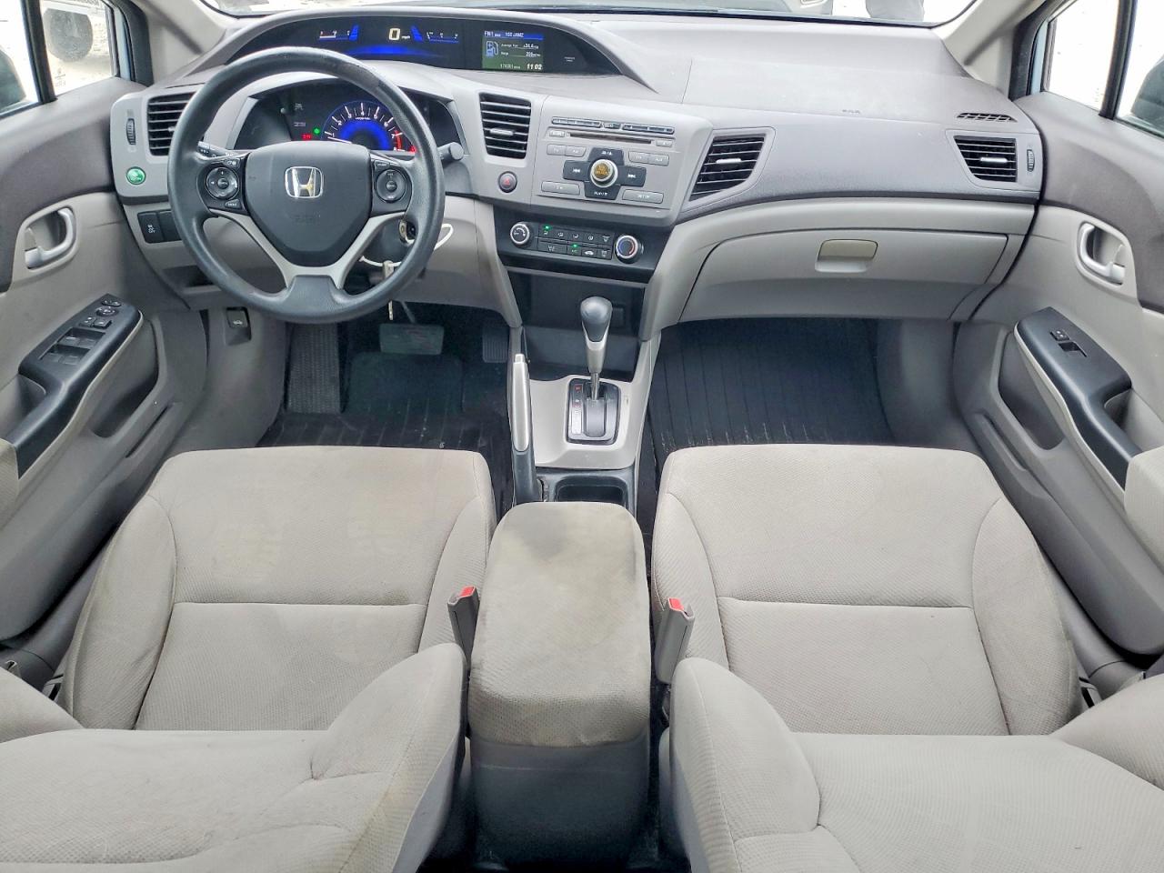 2012 Honda Civic Lx Синий vin: 19XFB2F51CE060318