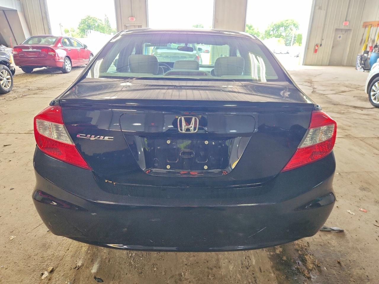 2012 Honda Civic Lx Black vin: 19XFB2F51CE069424