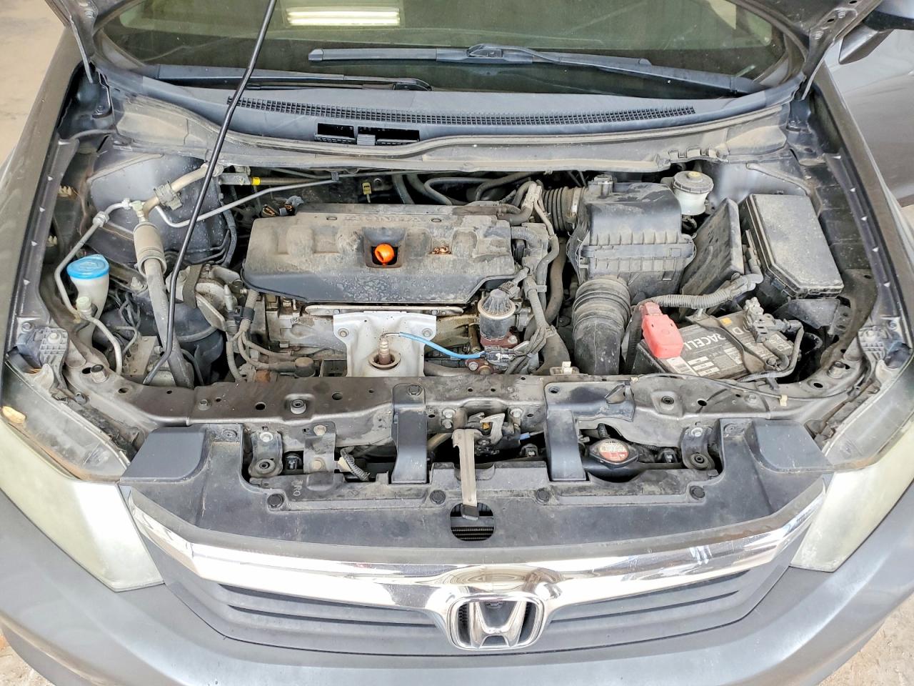 2012 Honda Civic Lx Gray vin: 19XFB2F51CE077121
