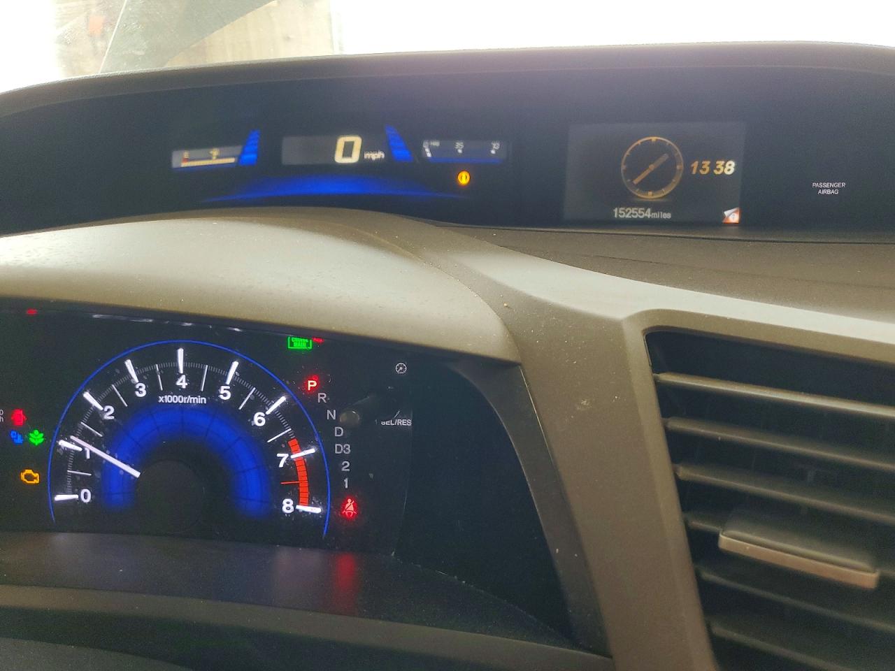 2012 Honda Civic Lx Gray vin: 19XFB2F51CE077121