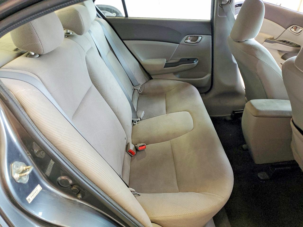 2012 Honda Civic Lx Gray vin: 19XFB2F51CE077121