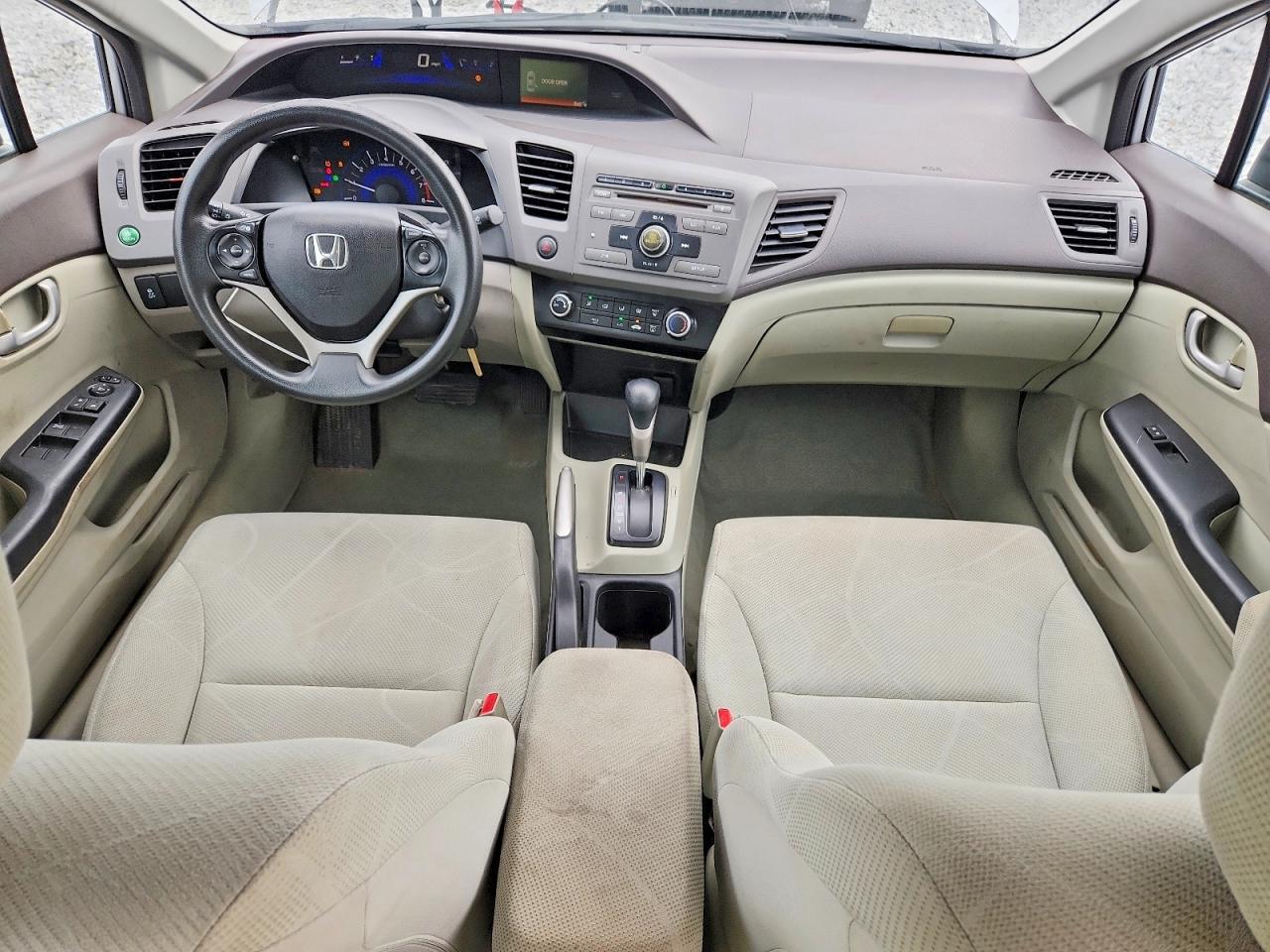 2012 Honda Civic Lx Silver vin: 19XFB2F51CE079788