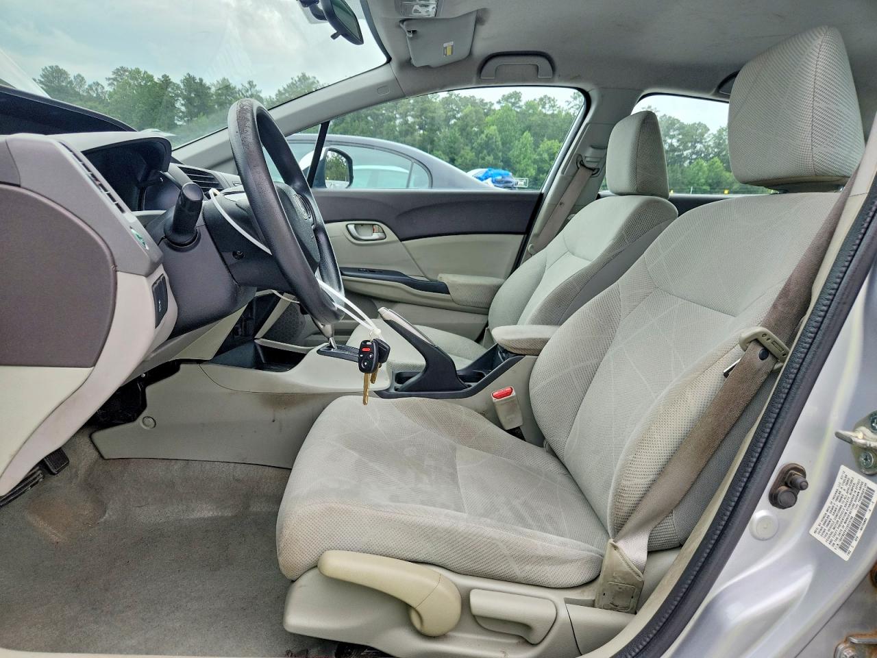 2012 Honda Civic Lx Silver vin: 19XFB2F51CE079788