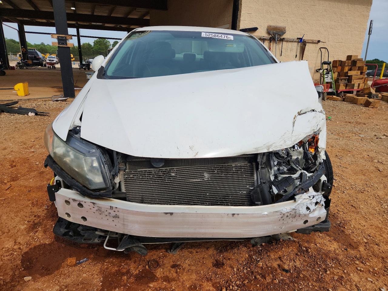 2012 Honda Civic Lx Белый vin: 19XFB2F51CE095912