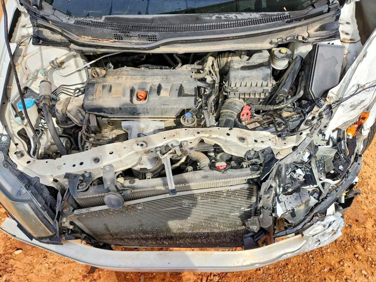 2012 Honda Civic Lx Белый vin: 19XFB2F51CE095912