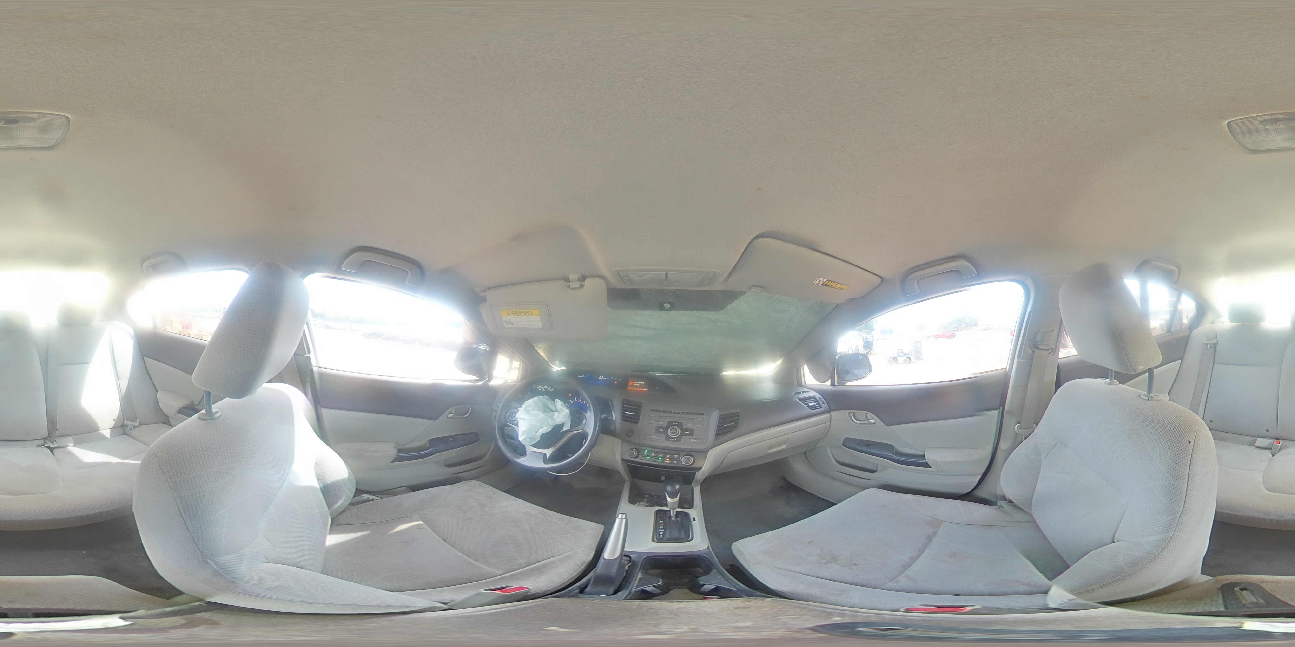 2012 Honda Civic Lx Белый vin: 19XFB2F51CE095912